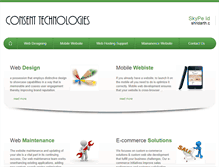 Tablet Screenshot of consenttechnologies.com
